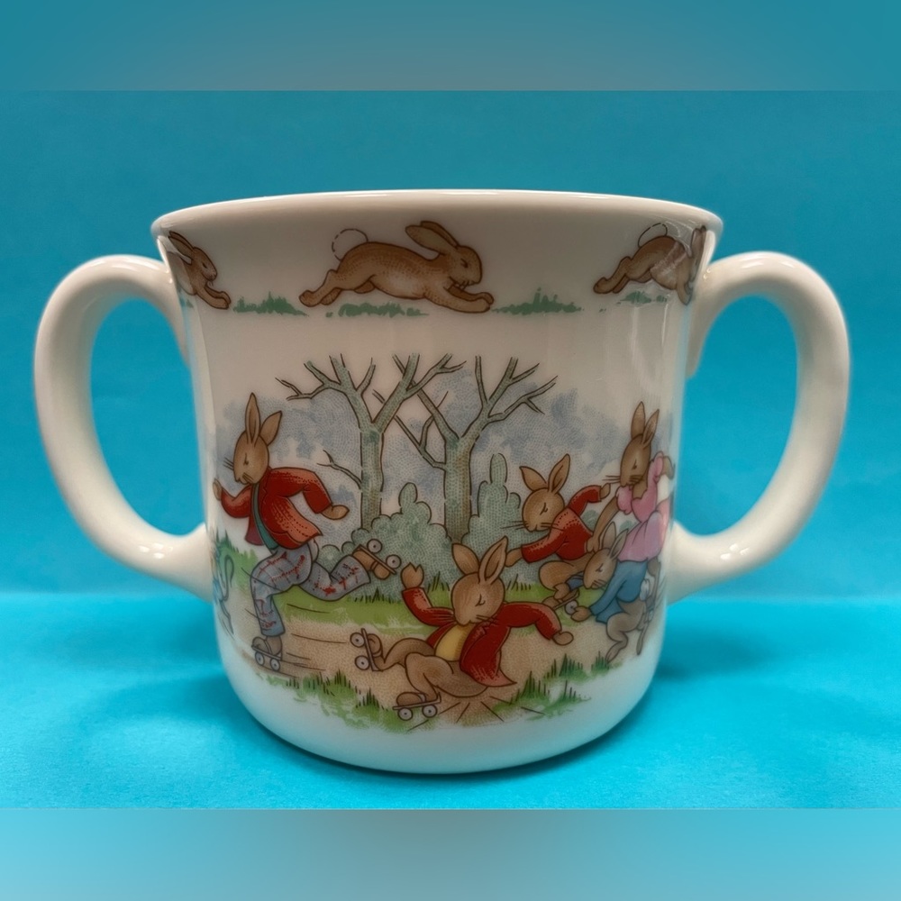 Royal Doulton Bunnykins, Double handled, english fine bone china, Mug